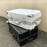 耐用  韓版鋁框行李箱女拉桿箱男密碼箱旅行箱包2624皮箱20寸28箱子