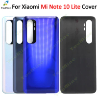 For Xiaomi mi Note 10 Lite Battery Back Cover Door Rear Housing Case Assembly For Xiaomi Note10 Lite Back Housing