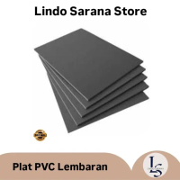 pvc plat abu-abu 3mm x 25cm x 50cm terbaru