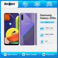 Original Samsung Galaxy A50s A5070 4G Mobile Phone Dual SIM 6.4'' 6GB RAM 128GB ROM CellPhone NFC Octa-Core Android SmartPhone