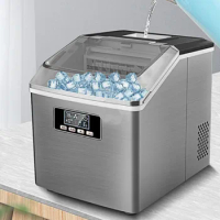 Hicon 2 In 1 Water Ice Maker, 48lbs Daily Ice Cube Makers