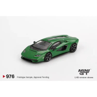 Lamborghini Countach LPI 800-4 Verde Medio LHD 1:64 (MINI GT) คําแนะนําผลิตภัณฑ์ใหม่ของเดือนนี้