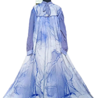 Gamis set muslim full ceruti babydoll premium printing Mewah Syari