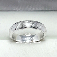 Cincin Perak Asli Ikat Batu Akik EB596 - Ring Custom Size & Permata | Handmade Premium All Size