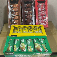เค้กม้วน Fudo Swiss Roll แพ็ค24ชิ้น 18g