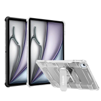【wlons探索者】2025/2024 iPad Air7/Air6 11吋 共用 軍規抗摔耐撞支架保護殼 含筆槽