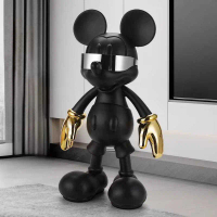 Pajangan Modern Patung Mickey Mouse Dekorasi Rumah / Cyclops Dsn Cartoon Figure M44