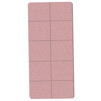 Foldable Yoga Mat Folding Travel Fitness Exercise Mat Double Sided Non-Slip for Yoga Pilates &amp; Floor Workouts Pink