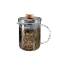 【Driver】冷熱兩用沖茶壺-400ml(泡茶壺 沖茶壺 熱茶壺 沏茶壺 冷水壺 耐熱玻璃壺 玻璃壺 沖泡茶壺)