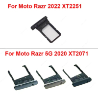 SIM Card Tray Holder For Motorola MOTO Razr 5G 2020 2022 XT2071 XT2251 Sim Card Slot Card Reader Adapter Parts