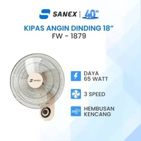 Sanex Kipas Angin Dinding FW-1879