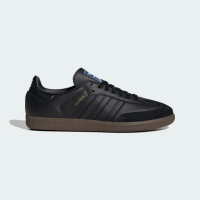 【adidas 愛迪達】Samba OG 男女 休閒鞋 復古 德訓鞋 皮革 麂皮 情侶 穿搭 流行 膠底 黑(IE3438)
