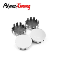 Rhino Tuning 4pcs 70mm(2.76in)(+ -1mm)/65mm(2.56in)(+ -1mm) Center Caps for Alloy Wheels Car Hub Cap Interior Accessories