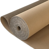 Corrugated Cardboard Roll 17 x 197 Inches Thicker Wider Corrugated Paper Single Face Large Cardboard