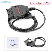 Galletto 1260 ECU Chip Tuning Tool OBD2 Car Diagnostic Tool FTDI Chip ECU Flasher Programmer Read&amp;Write Auto OBD 2 Scanner Cable