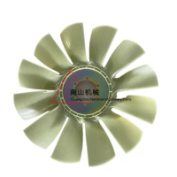 For Kobelco SK kx300-3/330-6 fan blades Mitsubishi 6D16 engine cooling fan blades and multi leaf excavator accessories
