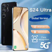 Smartphone S24 Ultra 5G Face Recognition Cell Phone 7800mAh Android Original Cellphones 16GB+1TB Unlocked Mobile Phones Dual SIM
