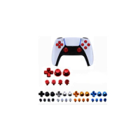 Metal Button for PS5 Mushroom Head Cross Thumbstick Gamepad Joystick Rocker for Playstation 5 Controller Accessories