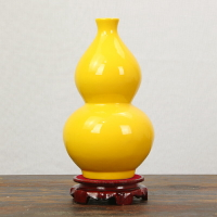 陶瓷葫蘆擺件中式小花瓶家居客廳玄關酒柜裝飾品喬遷新居開業禮品