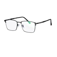 big size glasses frame titanium customized as buyer prescription myopia glasses photochromic resin lenses