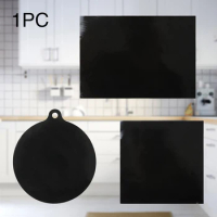 Silicone Induction Cooker Cleaning Pan Stand Hot Pot Mat Black Non Slip Heat Insulation Table Pad Large Trivet High Temperature