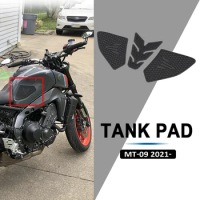 2021 FOR YAMAHA MT-09 MT09 Motorcycle Non-slip Side Fuel Tank Stickers Waterproof Pad Rubber Sticker