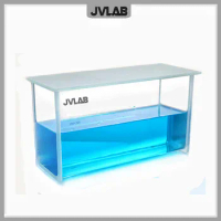 TLC Developing Tank Lab Single Developing Chamber Heavy-duty Molded Solvent Glass Staining Chamber D