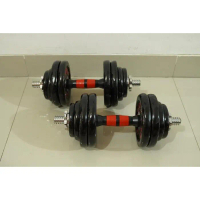 Promo Guncang Dumbell Barbel Set 30Kg Dumbel Termurah Terlaris