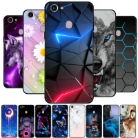 For OPPO F5 Case 6.0'' Flowers Wolf Soft TPU Phone Cases For OPPO F5 Youth F 5 / F7 /F9 Silicone Back Cover For OPPO F7 F9 F 7 9