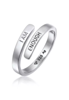 ELLI GERMANY Ring Wrap Message I Am Enough Resizable