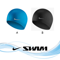 【NIKE 耐吉】SWIM 兒童 矽膠泳帽 共兩款(TESS0106-458 TESS0106-001)