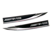Pelekat Pelekat Chrome Lambang Kereta 3D, Set 2 Keping, Label Lencana, Logo Kereta, Untuk Mercedes B