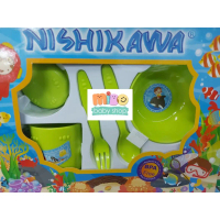 Nishikawa Tempat Makan Bayi - Feeding Set Baby Kecil 8303 /kado lahiran bayi/tempat makan bayi