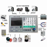 4 Axis/5axis Stand Alone USB Motion Offline CNC Controller Panel with 7 Inch Screen Replace Mach3 for Wood Lathe Cnc Machine