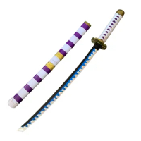 30inch Cosplay Anime Roronoa Zoro 2nd Kitetsu Bamboo Superb Sword Katana Role Play Enma Weapon Model 75cm