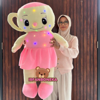 ( Pakai Lampu LED ) Boneka Balerina Cappuchina Ukuran Super Jumbo 110 CM Boneka Anomali Viral