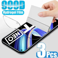 3PCS Hydrogel Film For Realme X50 X2 X7 Pro X3 XT X Screen Protector For Realme GT Neo 2 Master Realme Narzo 30 30A 50A 50i Film