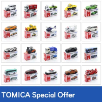 TOMICA Special TAKARA TOMY Tomica Alloy Car Model Boy Toy Ornaments Lamborghini Benz Sports Car Engineering Children's Car Toys