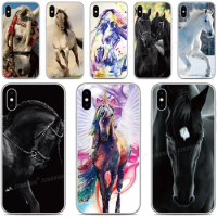 Soft Silicone Running Horse Phone Case For OPPO Find X2 Pro A9 A8 A5 A31 2020 A91 AX5S Realme 5 6 X50 Reno A 3 Pro A52 A72 Cover