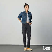 Lee 女款 413 黑色皮牌 高腰標準小直筒牛仔褲 Lites | Modern &amp; Cooling