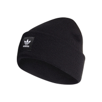 Adidas AC Cuff Knit 黑白色 經典 基本 三葉草 毛帽 ED8712