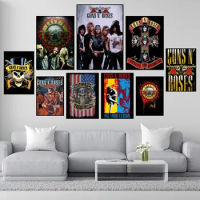 Rock Band Guns N Roses Poster Prints Wall Painting Bedroom Living Room Decoration Office Home