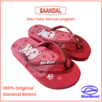 SKY BOAT Nice Panda Sandal Jepit Anak Laki-laki Perempuan Koala Pink Merah Ungu Hijau Ukuran 29 30 3
