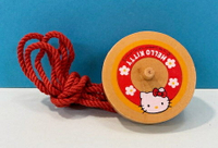 【震撼精品百貨】Hello Kitty 凱蒂貓 三麗鷗 KITTY木製陀螺玩具*30705 震撼日式精品百貨