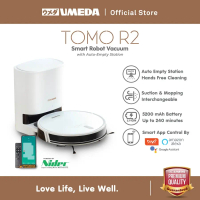 Umeda Tomo R2 Robot Vacuum Cleaner Mop + Auto Empty Station (Sapu Pel)