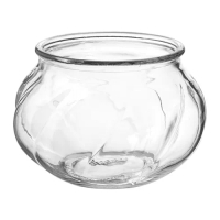 VILJESTARK 花瓶, 透明玻璃, 8 公分