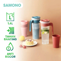 Teko Set Gelas Plastik SAMONO SK001 1.4L Water Jug 5 in 1 BFA Free
