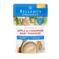 貝拉米 蘋果肉桂燕麥粥 125g（6月+）輔食/米粉/米糊 （EXP 01/2027年)  