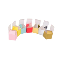 24 pcs Wedding Fantasy Gift Paper Packaging Boxes Candy Bags Christmas Box Wedding Party Xmas Supplies