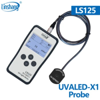Linshang Probe UVA LED Sensor for UV Power Meter Test Intensity and Energy of UV LED Point Light UV Curing LS125 UVALED-X1